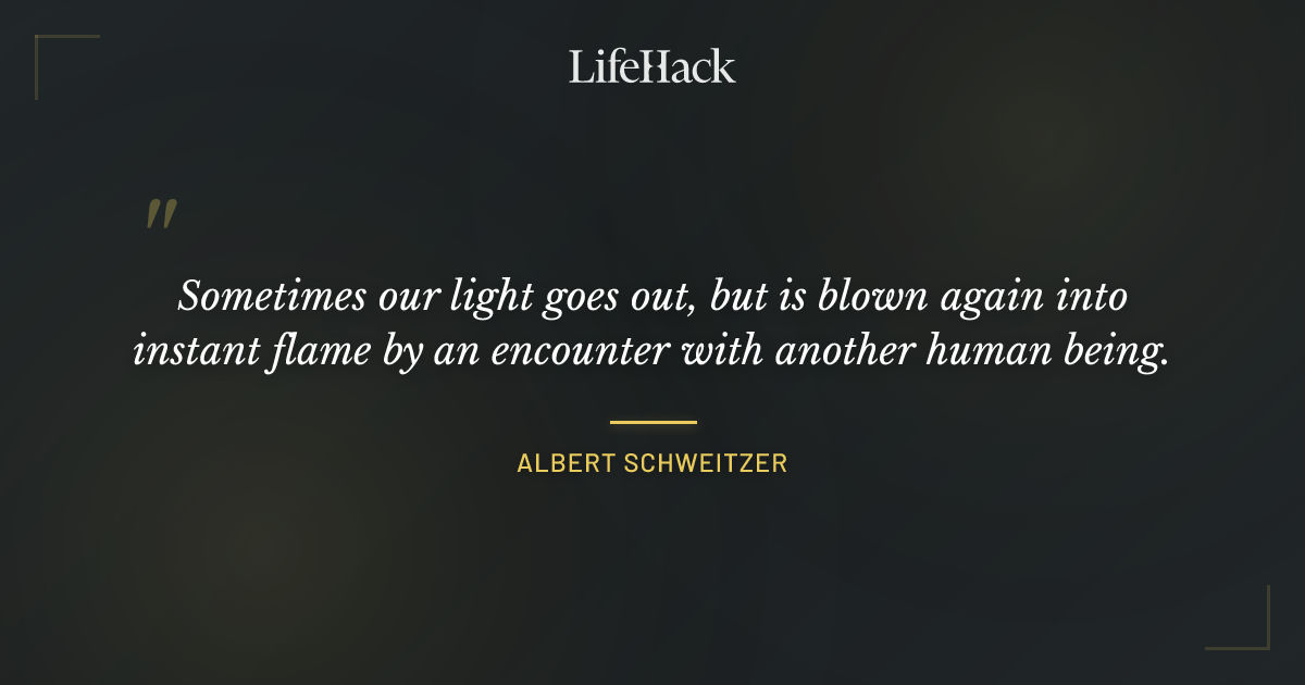 Quote by Albert Schweitzer