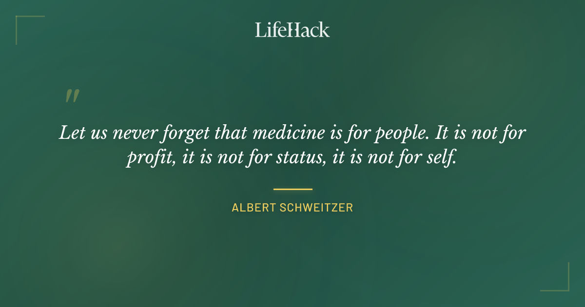 Quote by Albert Schweitzer