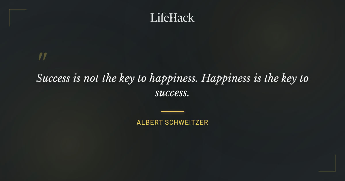 Quote by Albert Schweitzer