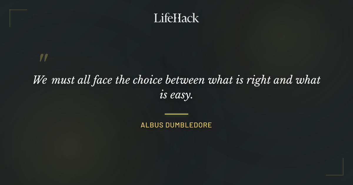 Quote by Albus Dumbledore