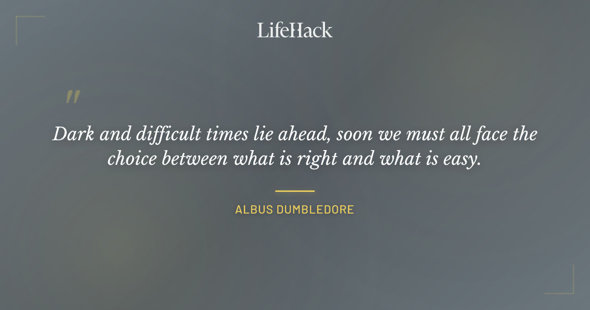 Quote by Albus Dumbledore
