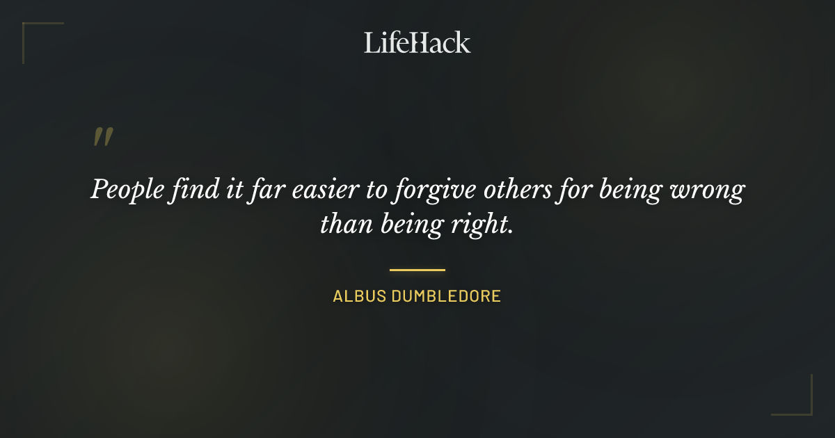 Quote by Albus Dumbledore