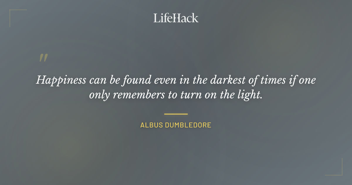 Quote by Albus Dumbledore