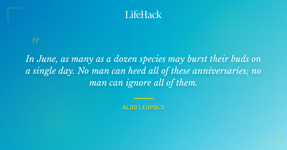 Quote by Aldo Leopold