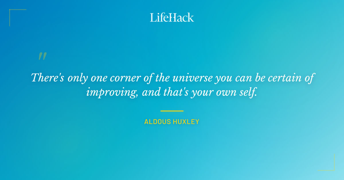 Quote by Aldous Huxley