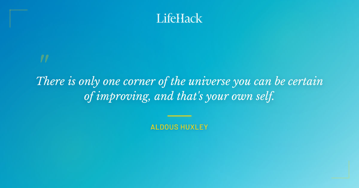 Quote by Aldous Huxley