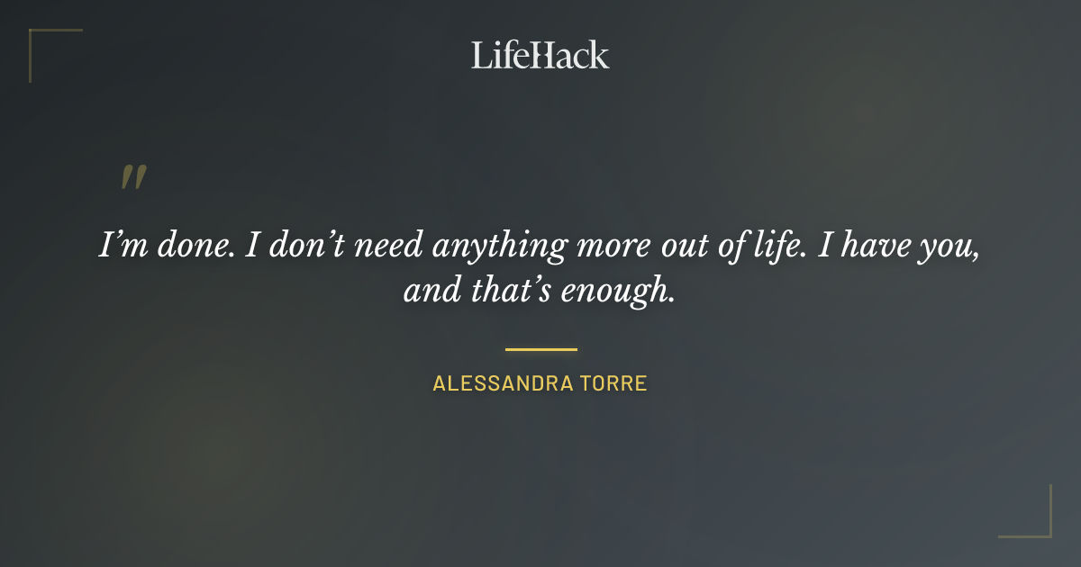 Quote by Alessandra Torre