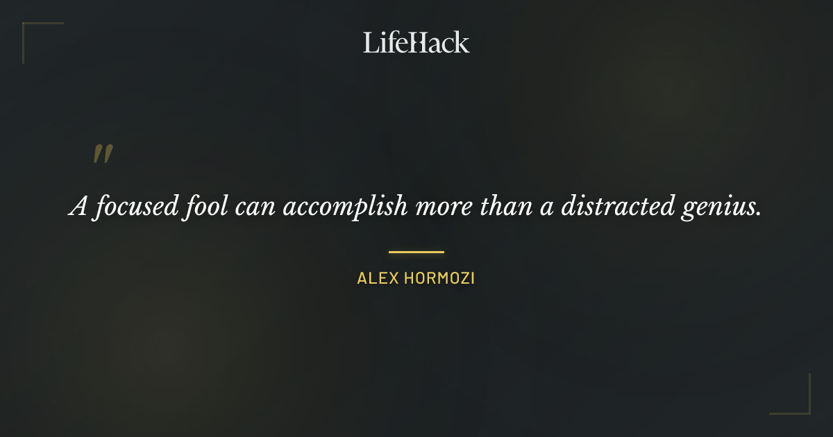 Quote by Alex Hormozi