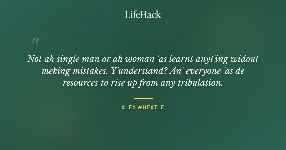 Quote by Alex Wheatle