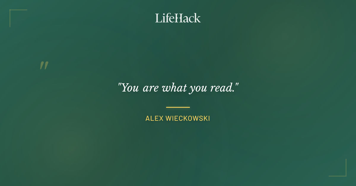 Quote by Alex Wieckowski