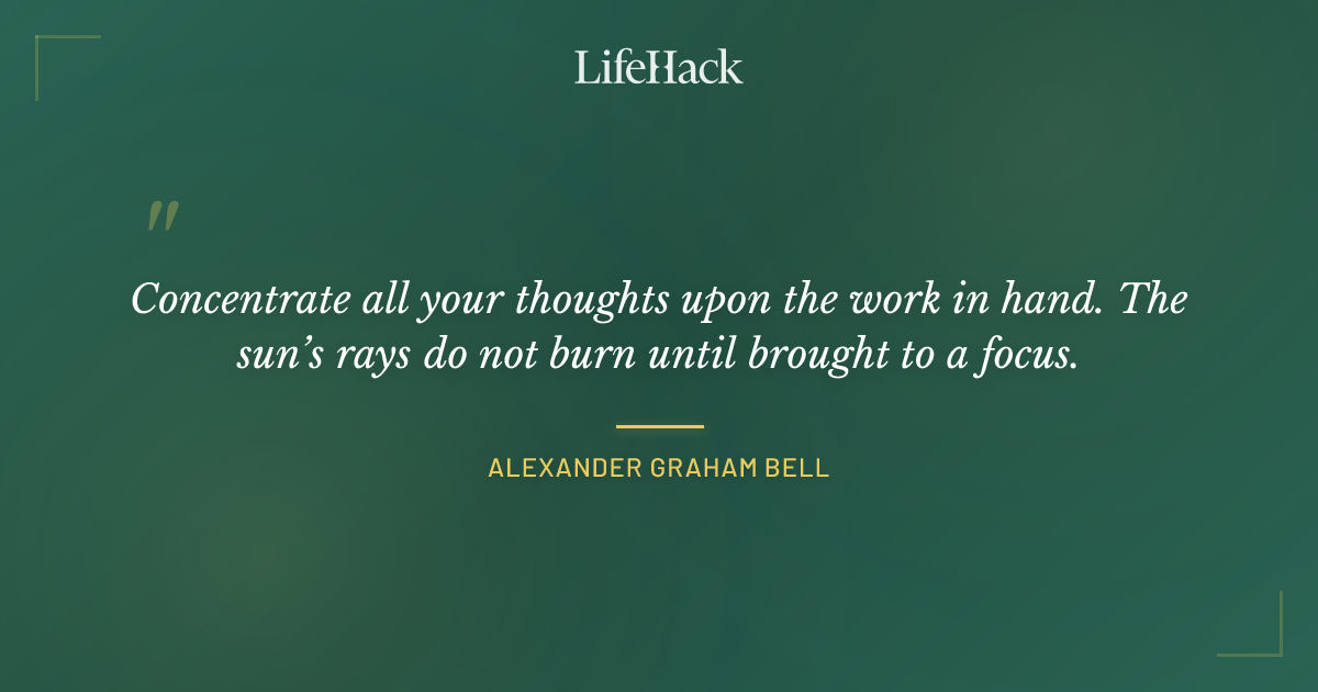 Quote by Alexander Graham Bell