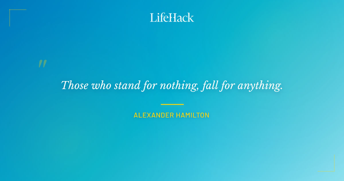 Quote by Alexander Hamilton