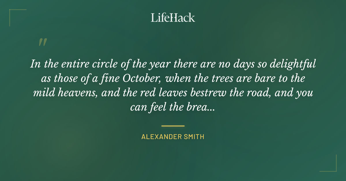Quote by Alexander Smith