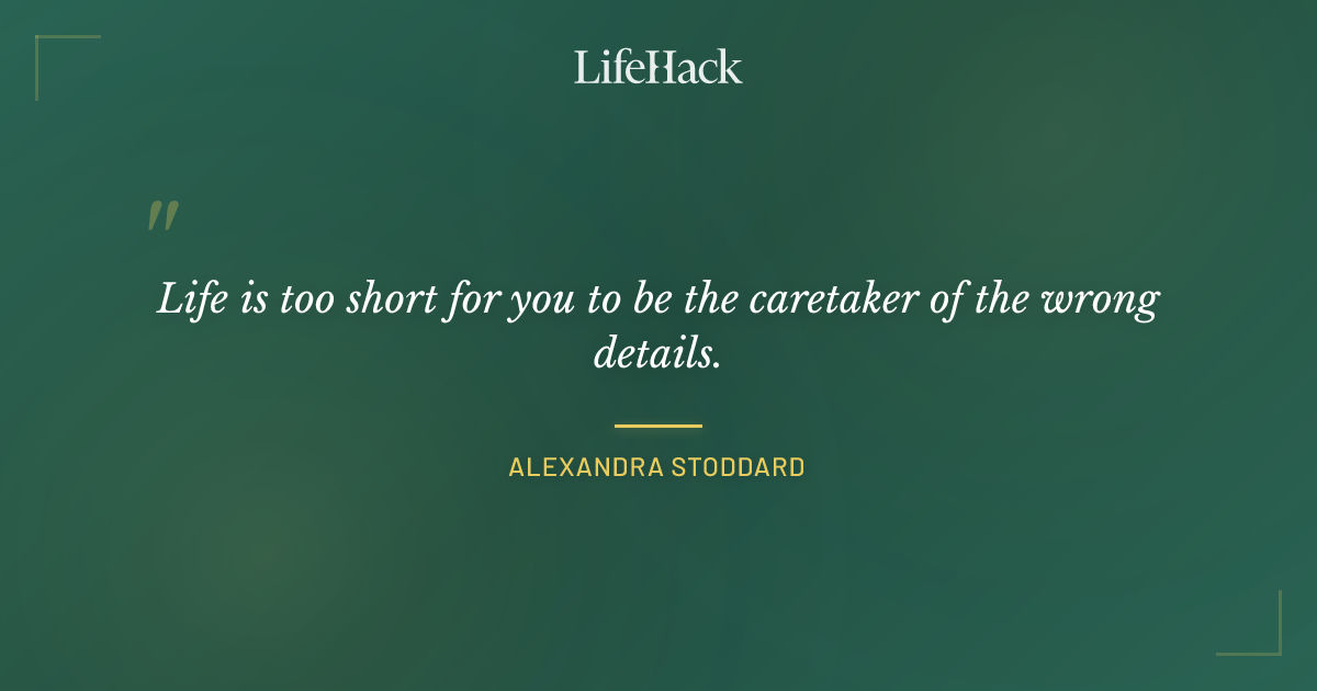 Quote by Alexandra Stoddard