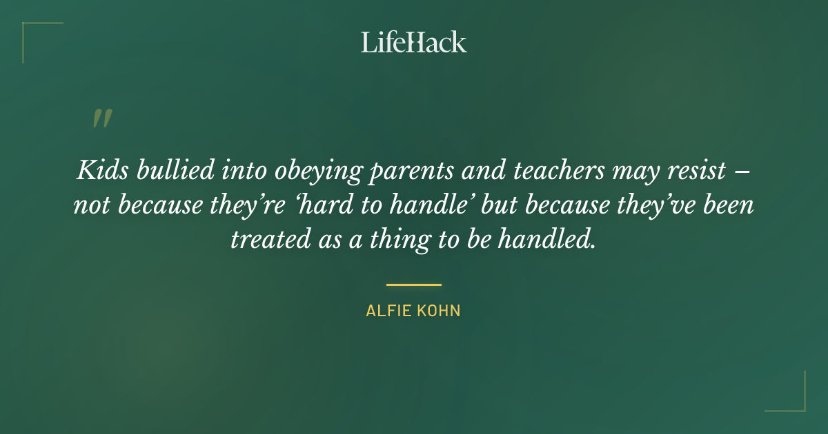 Quote by Alfie Kohn