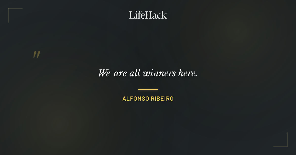 Quote by Alfonso Ribeiro