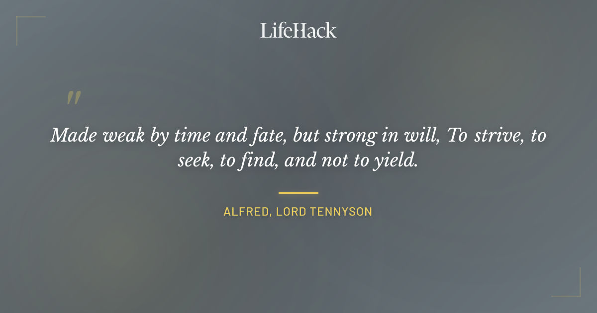 Quote by Alfred, Lord Tennyson