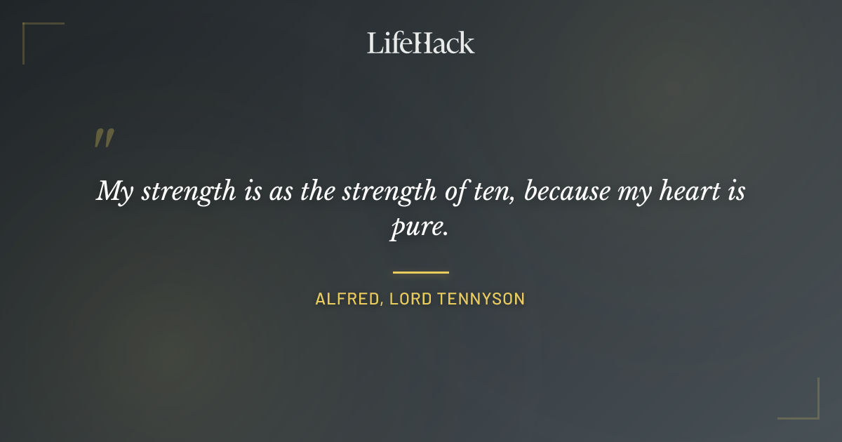 Quote by Alfred, Lord Tennyson
