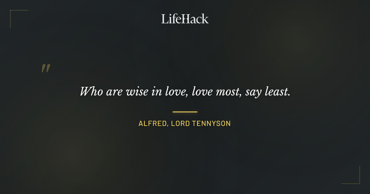 Quote by Alfred, Lord Tennyson