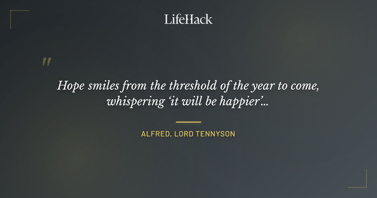 Quote by Alfred, Lord Tennyson