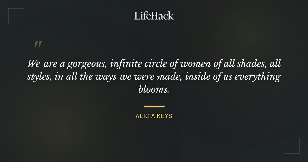 Quote by Alicia Keys