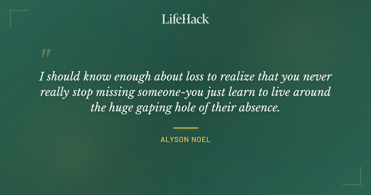 Quote by Alyson Noel