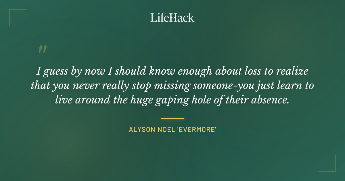 Quote by Alyson Noel 'Evermore'