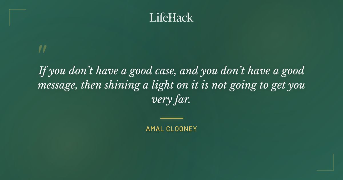 Quote by Amal Clooney
