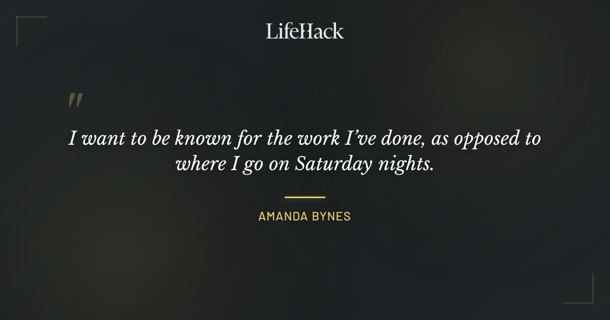 Quote by Amanda Bynes