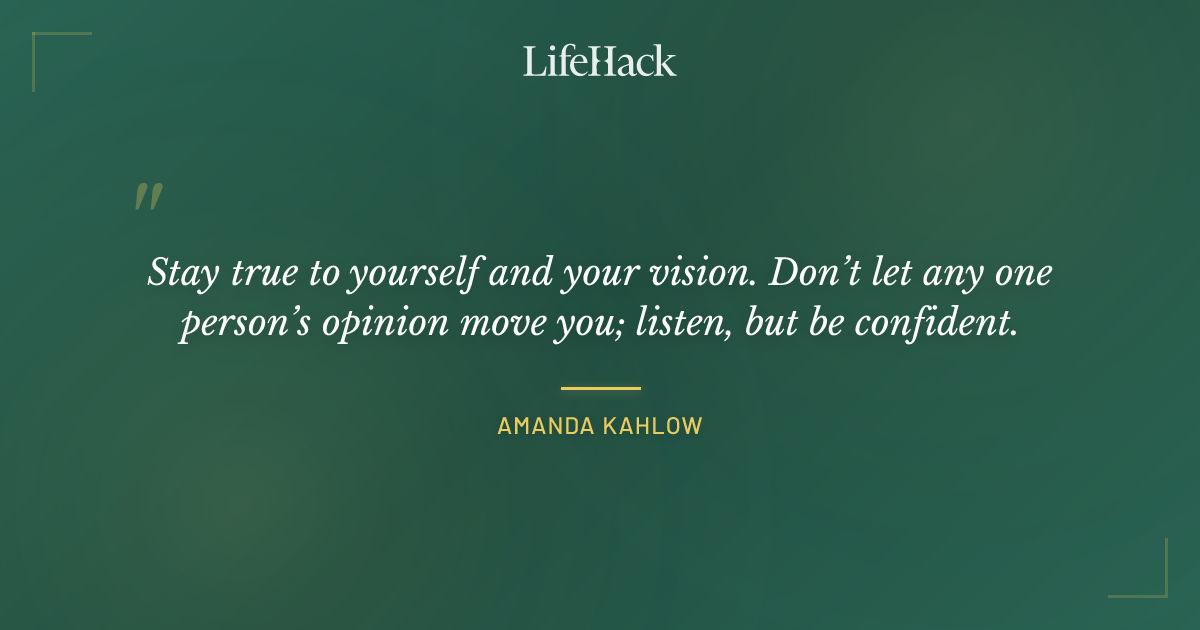 Quote by Amanda Kahlow