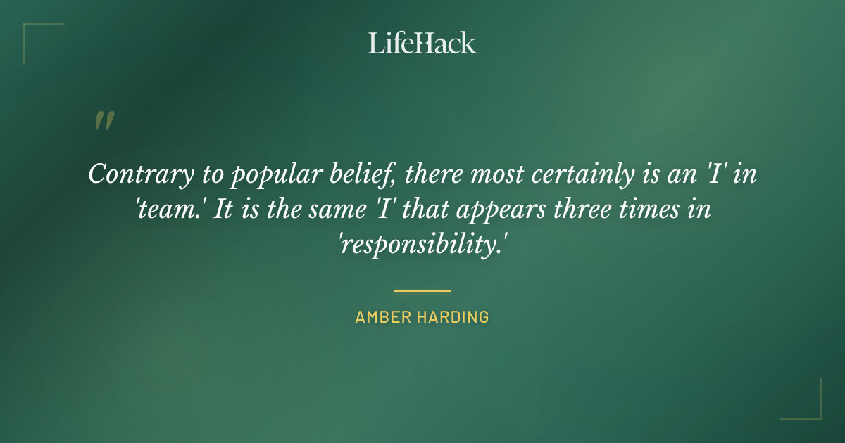 Quote by Amber Harding