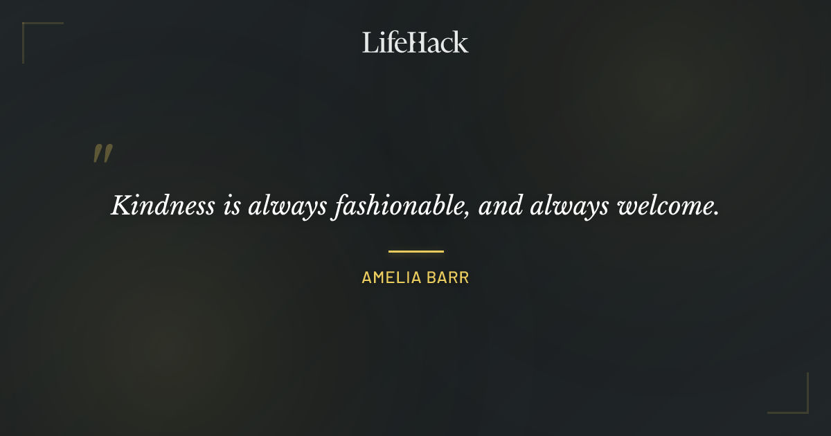 Quote by Amelia Barr