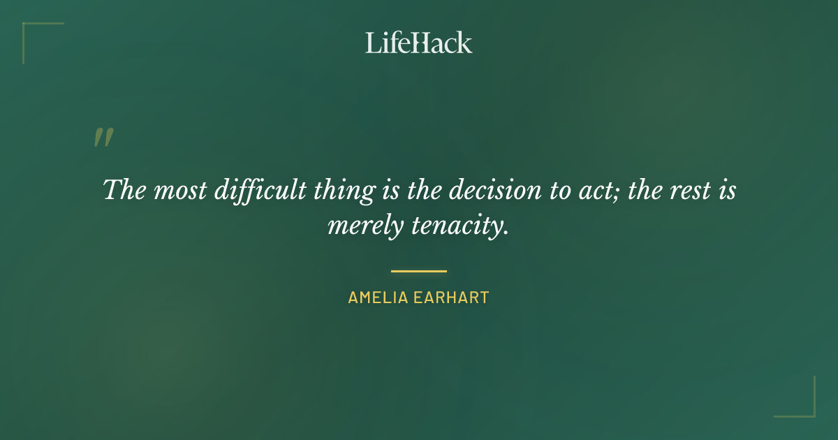 Quote by Amelia Earhart
