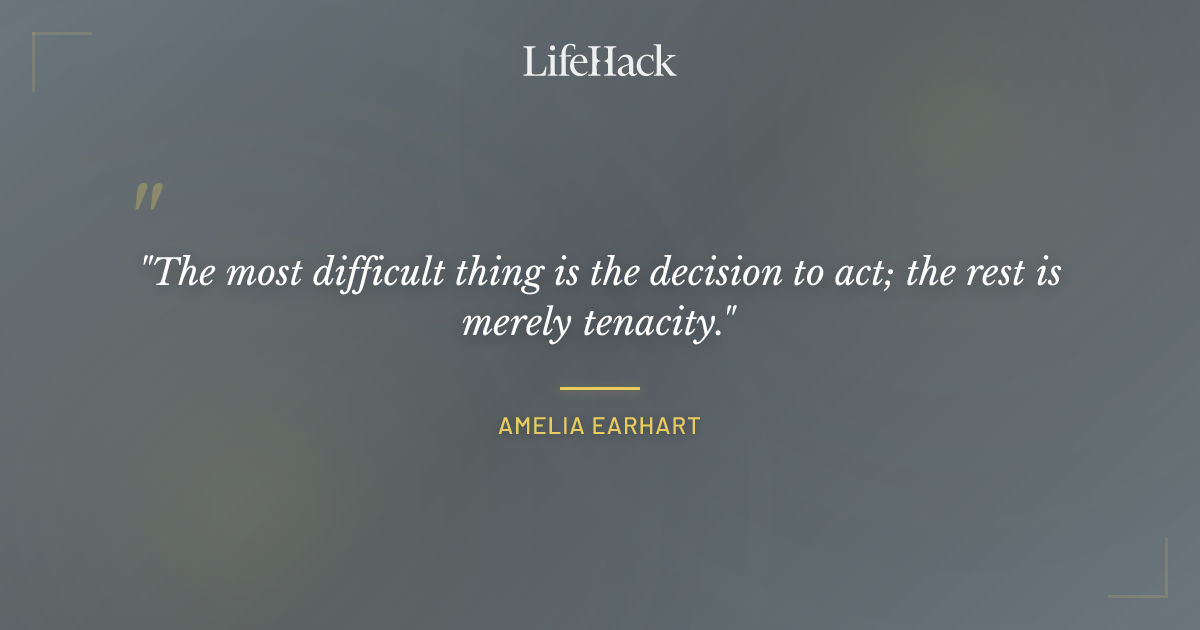 Quote by Amelia Earhart