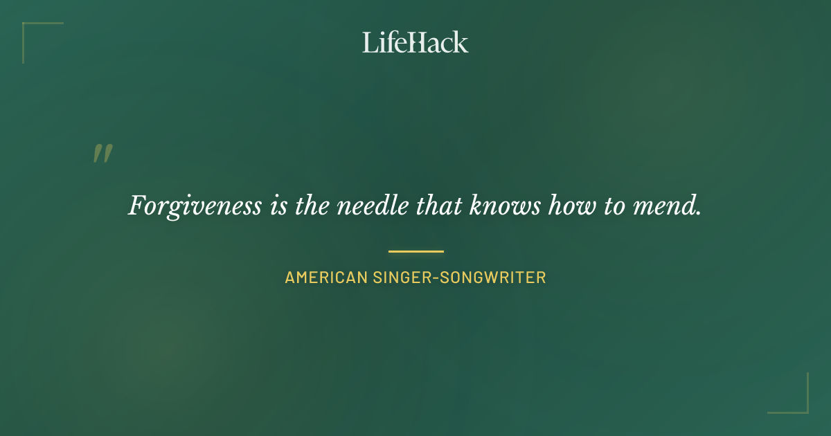 Quote by American singer-songwriter