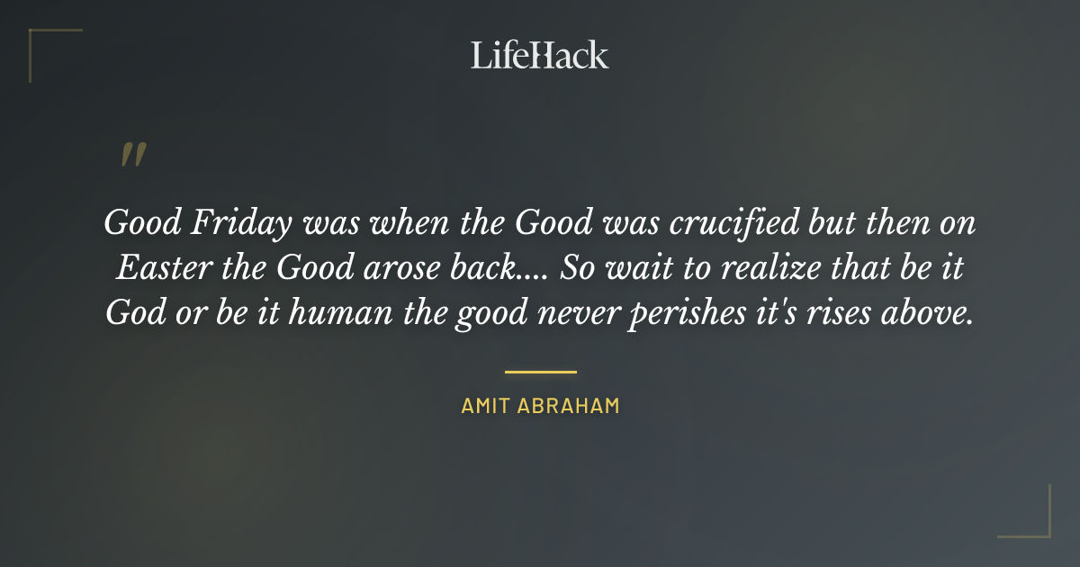 Quote by Amit Abraham