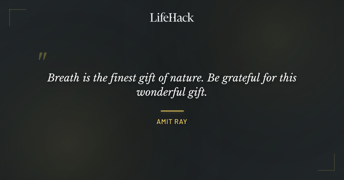 Quote by Amit Ray
