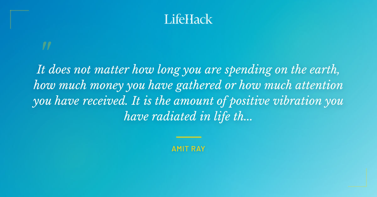 Quote by Amit Ray