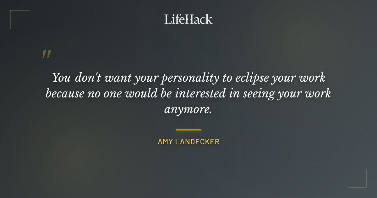 Quote by Amy Landecker