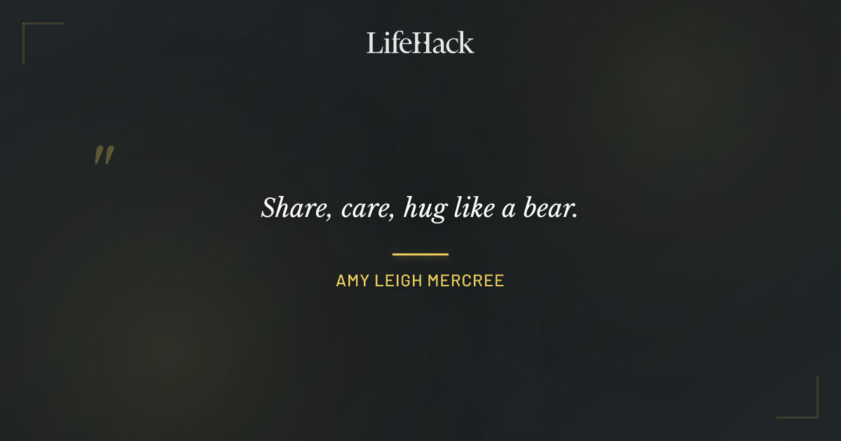 Quote by Amy Leigh Mercree