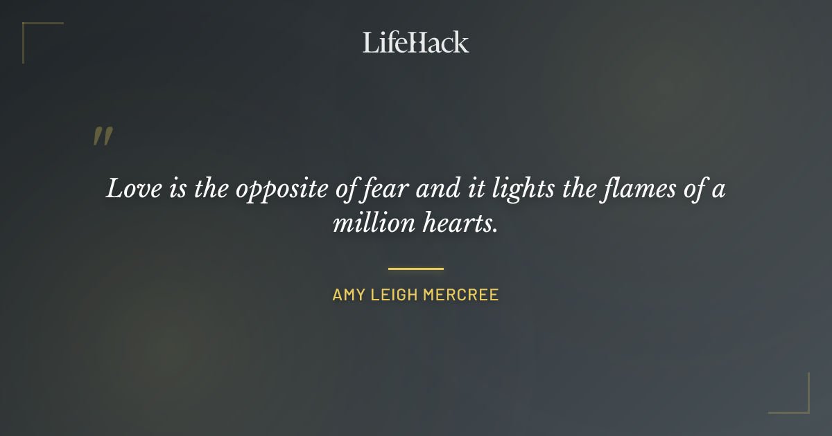 Quote by Amy Leigh Mercree
