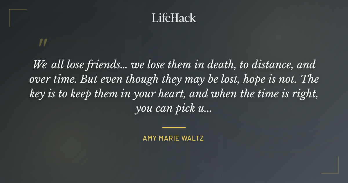 Quote by Amy Marie Waltz
