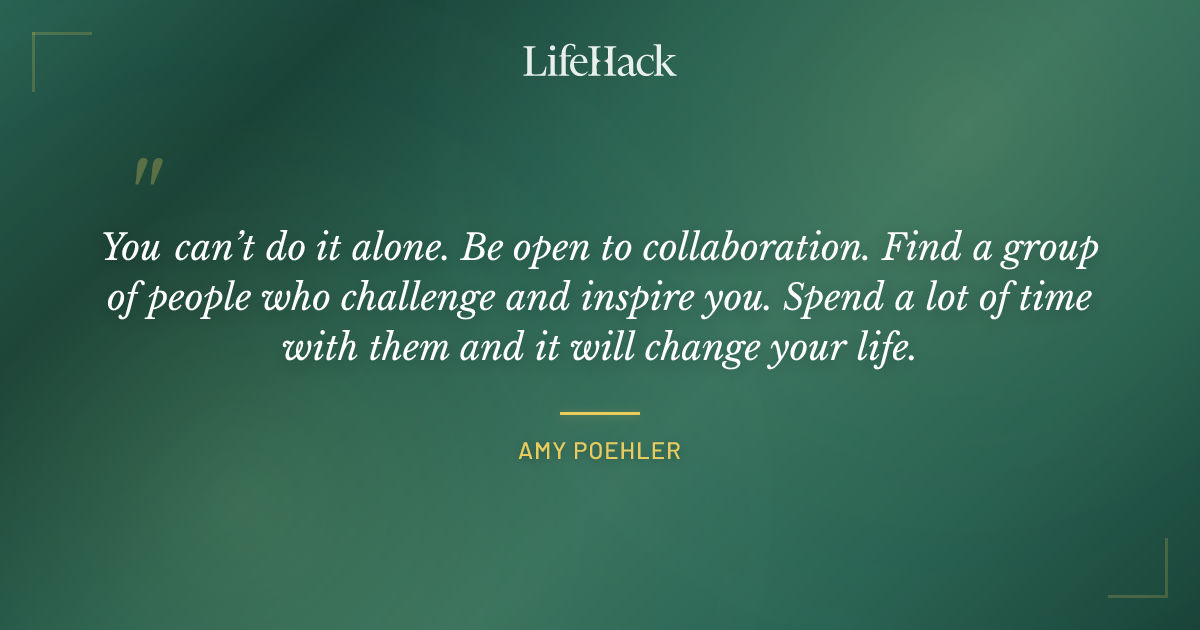 Quote by Amy Poehler