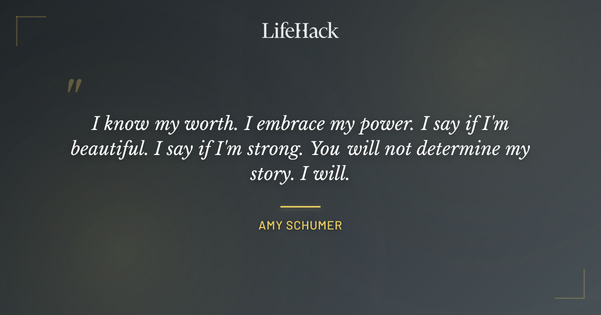 Quote by Amy Schumer