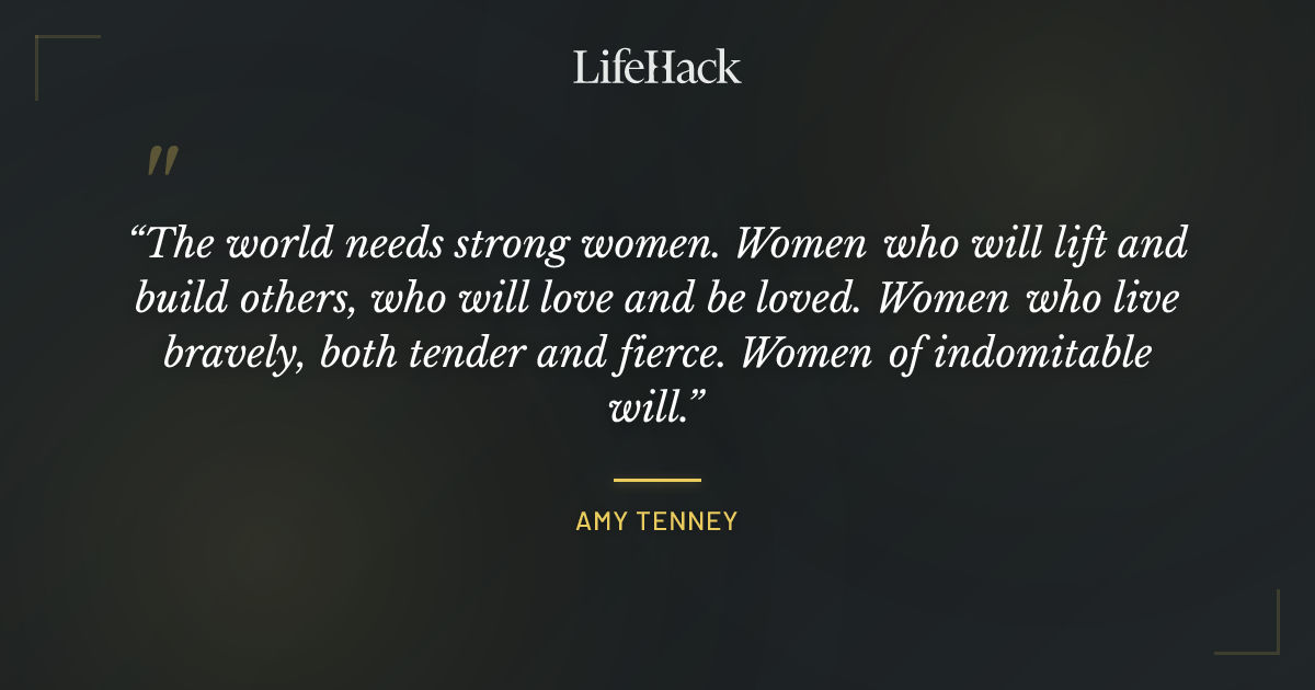 Quote by Amy Tenney