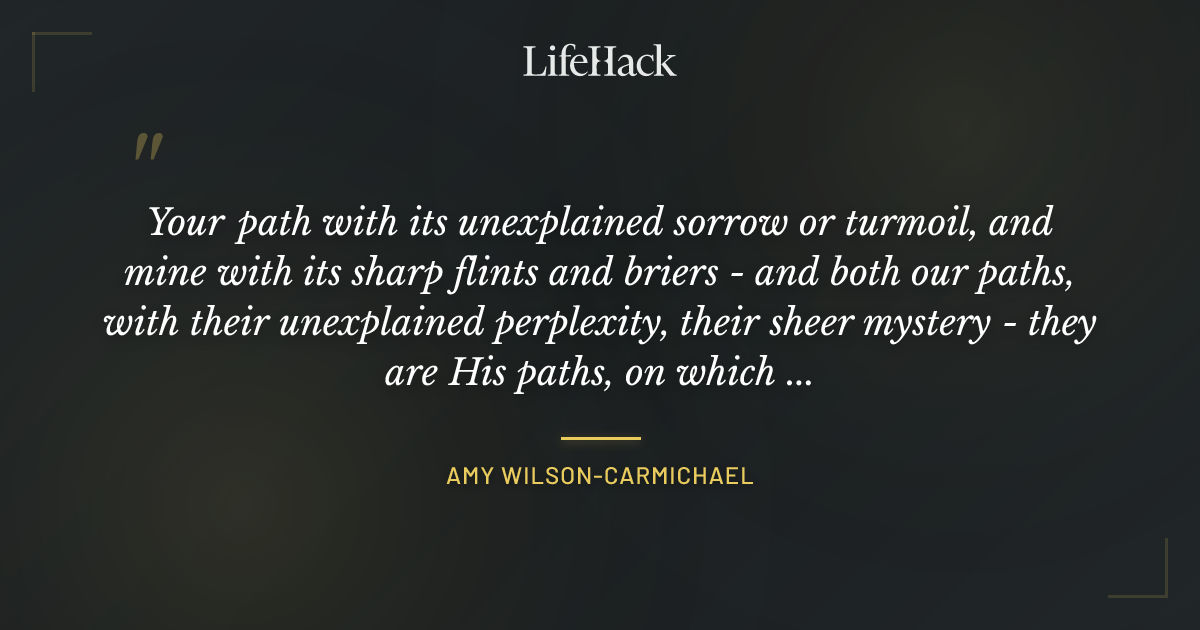Quote by Amy Wilson-Carmichael