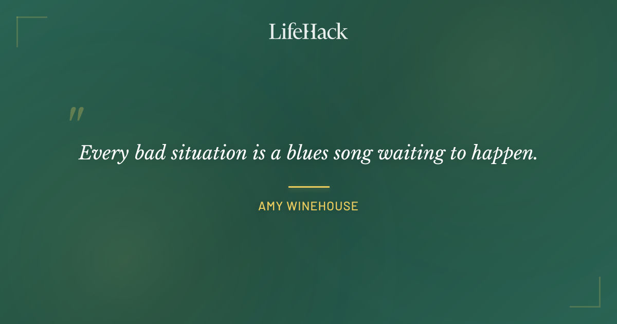 Quote by Amy Winehouse