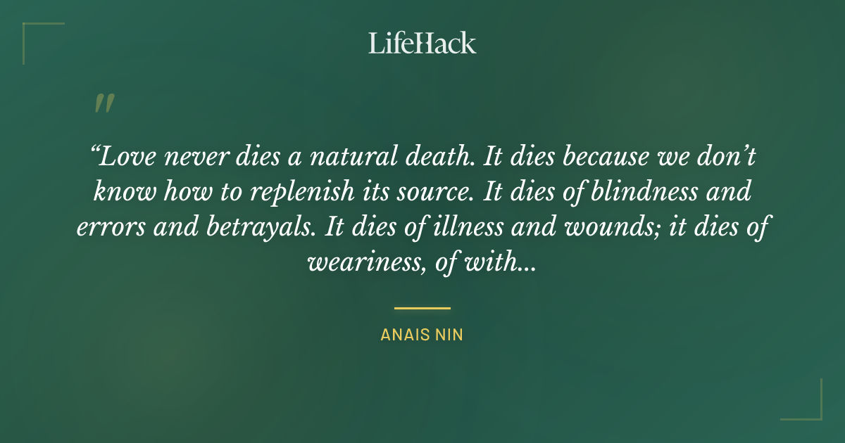 Quote by Anais Nin