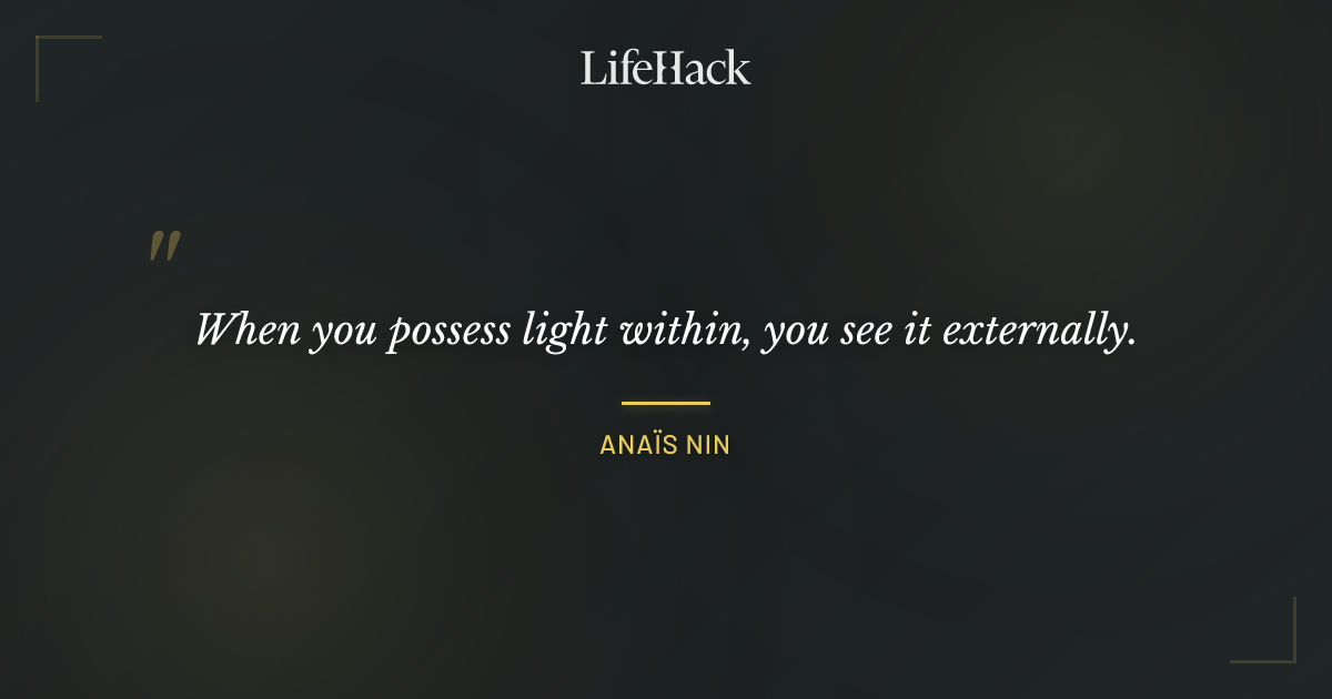 Quote by Anaïs Nin