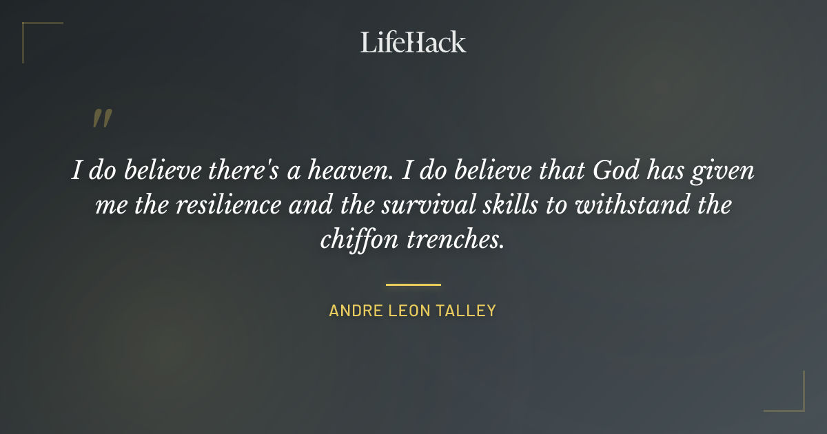 Quote by Andre Leon Talley
